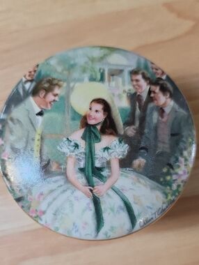 Vintage Gone With The Wind Scarlett At Twelve Oaks Music Box 1991